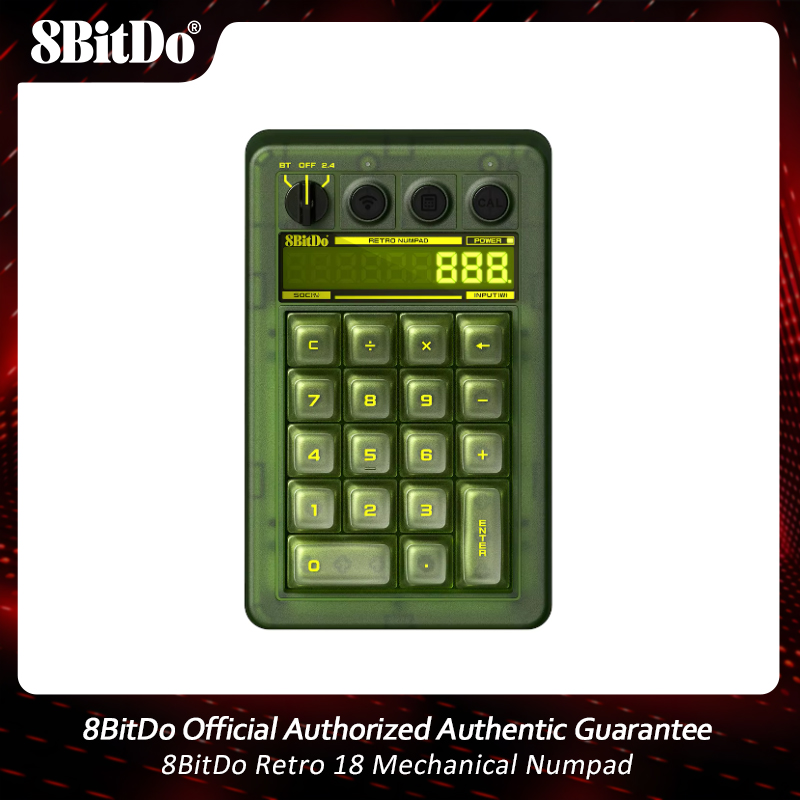 Retro Gaming For Windows - 8BitDo Retro 18 Mechanisch Numpad BT