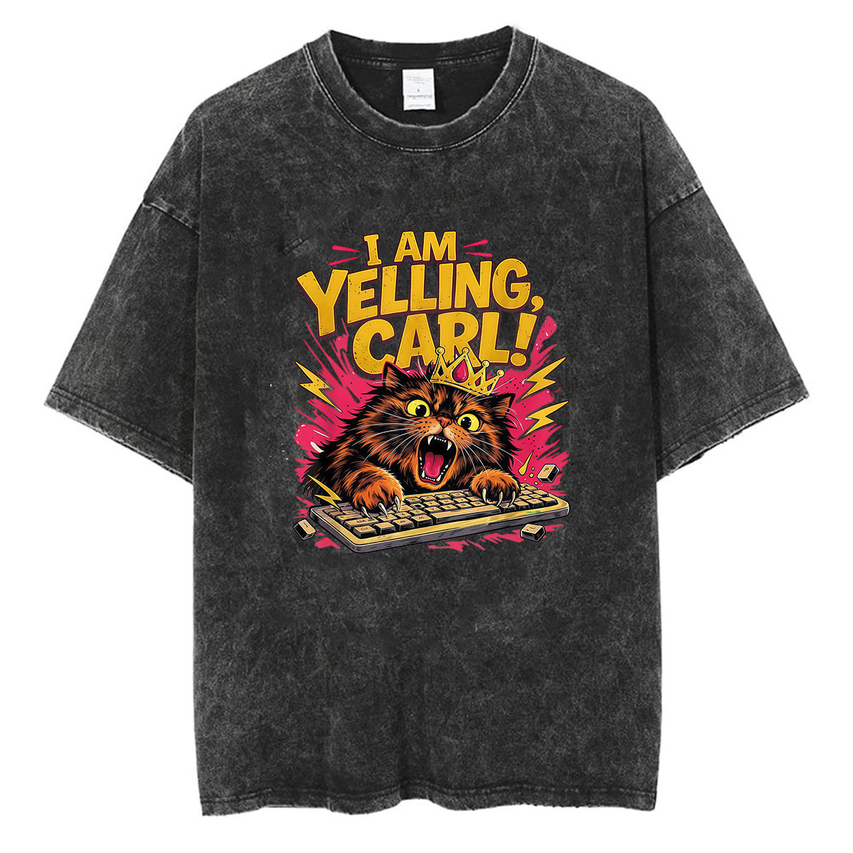 Retro Gaming Shirt - Ik schreeuw Carl Dungeon Crawler Carl