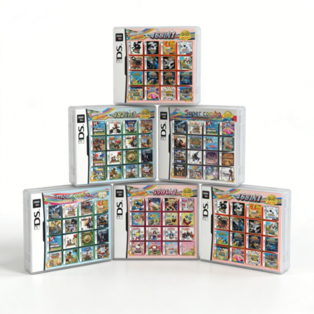 Game Retro Gaming - •Pokem0n-themage multi-game cartridge voor DS/3DS/NDSL/2DS -