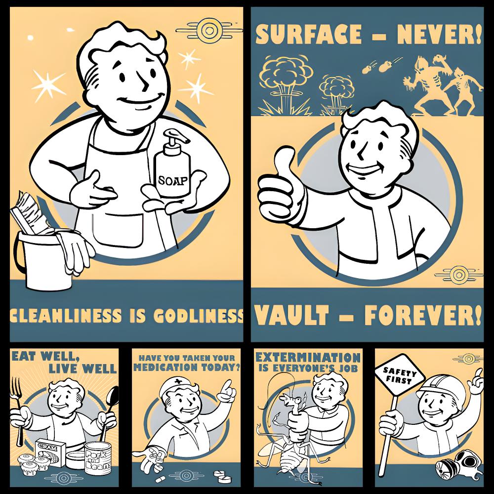 Retro Gaming Vault - Game V-Vault Boy Retro RPG Karakter