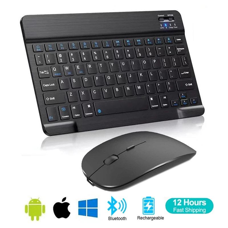 Retro Gaming Ipad - Spaans Frans Bluetooth draadloos toetsenbord Azerty