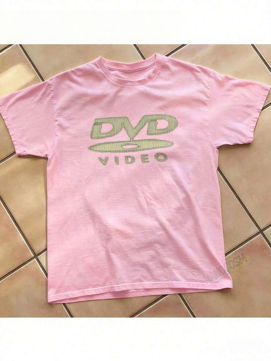 Retro Gaming Shirt - [100% katoen] DVD Video Nostalgisch groen
