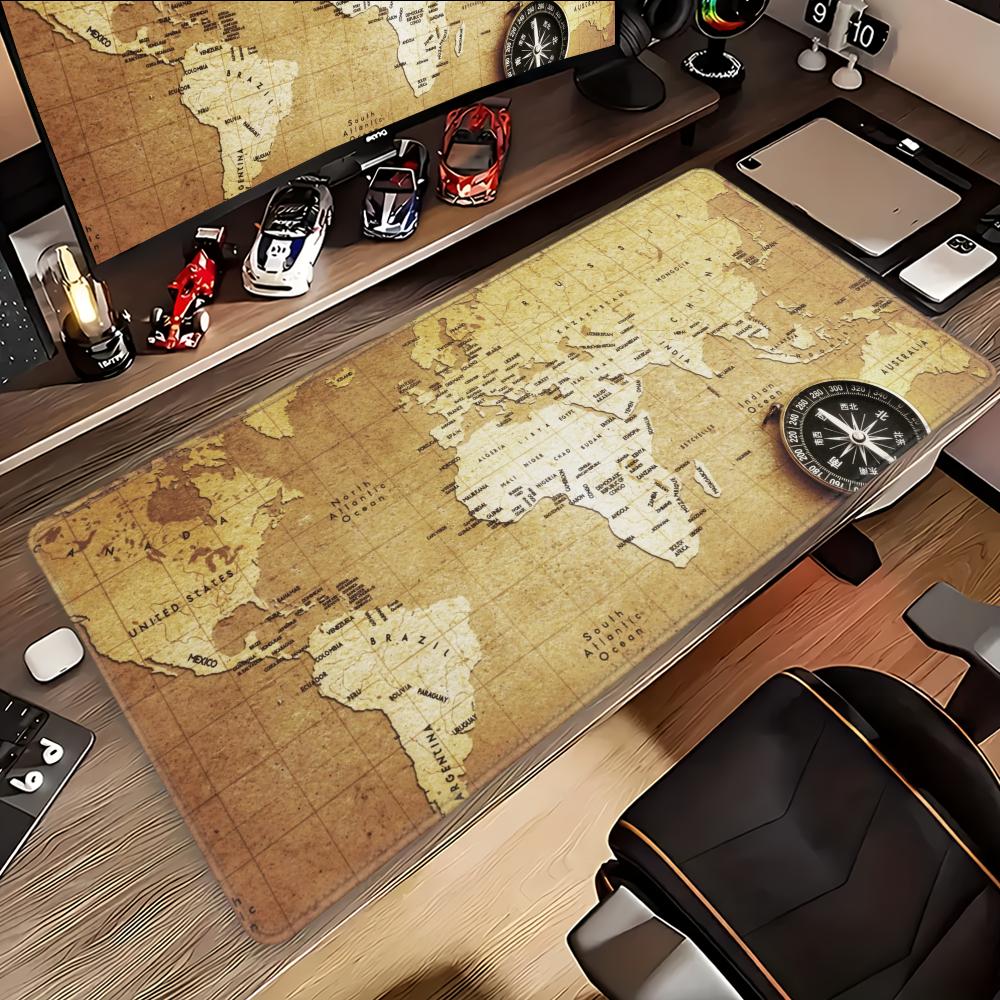 Retro Gaming Design - Retro NaviAation Map Art HD Muismat