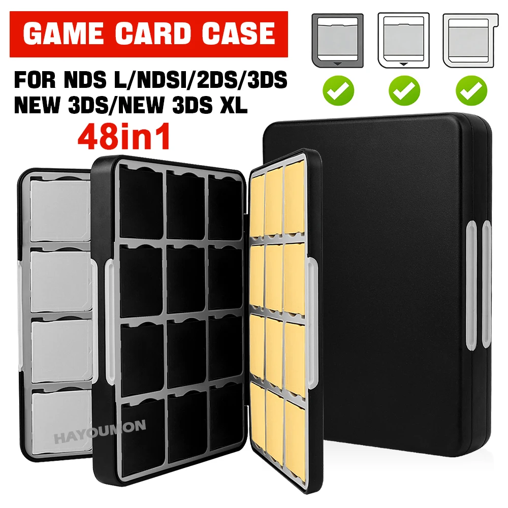 Game Cartridge Case - 48-in-1 Game Card Opbergkoffer Grote Capaciteit