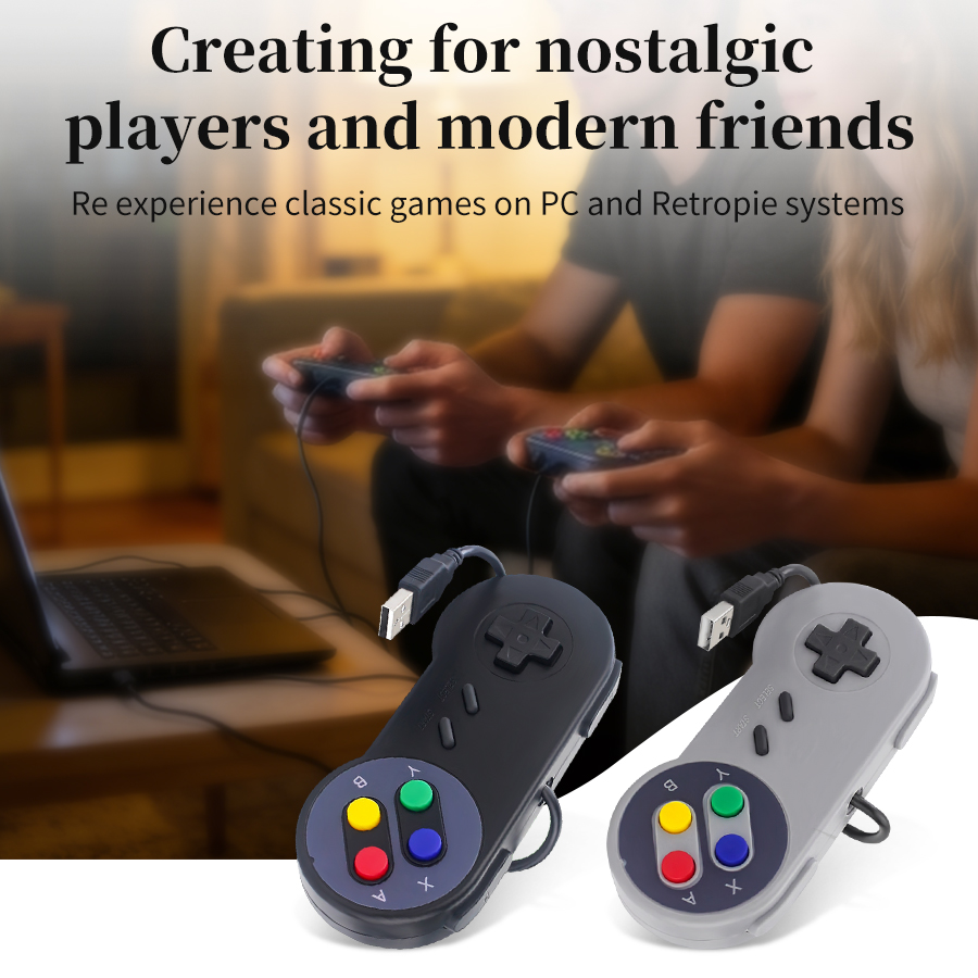 Retro Gaming For Windows - USB Retro Gamepad voor PC NESPi