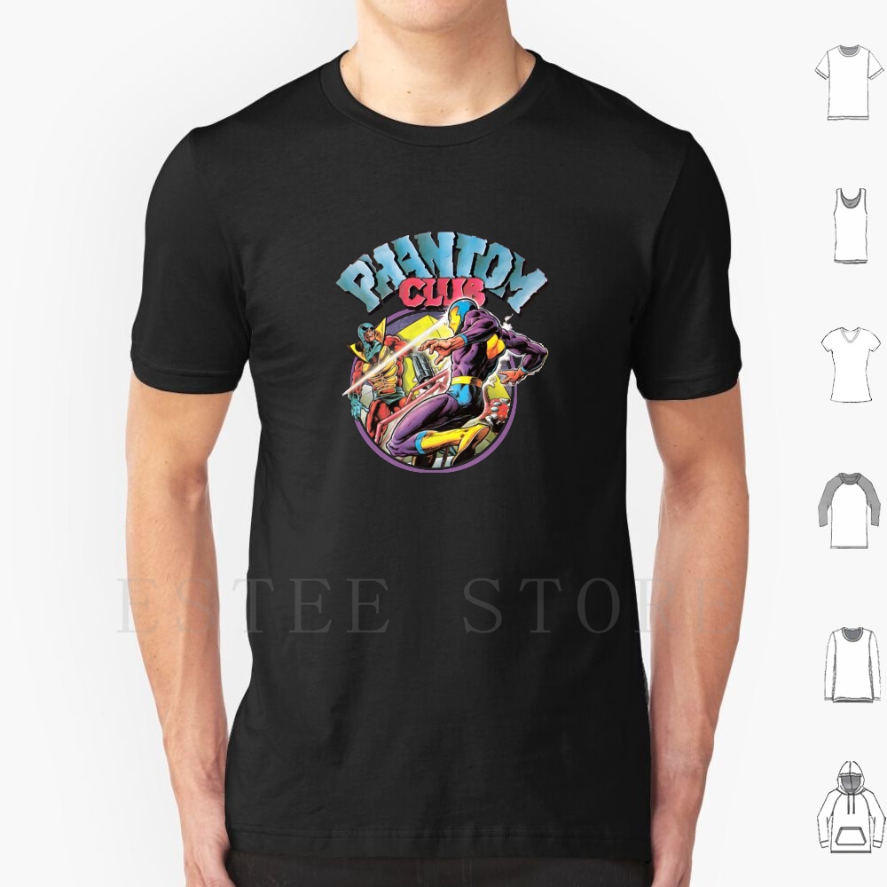 Retro Gaming Shirt - Phantom Club-Badge T-shirt DIY Big Size