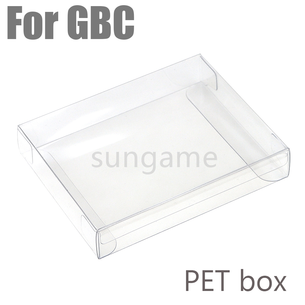 Game Cartridge Case - 3 stuks PET-displaydoos voor GBC Plastic