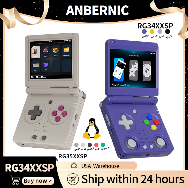 Anbernic RG34XXSP RG35XXSP Fli - Retro Gaming Hdmi recensie en prijs