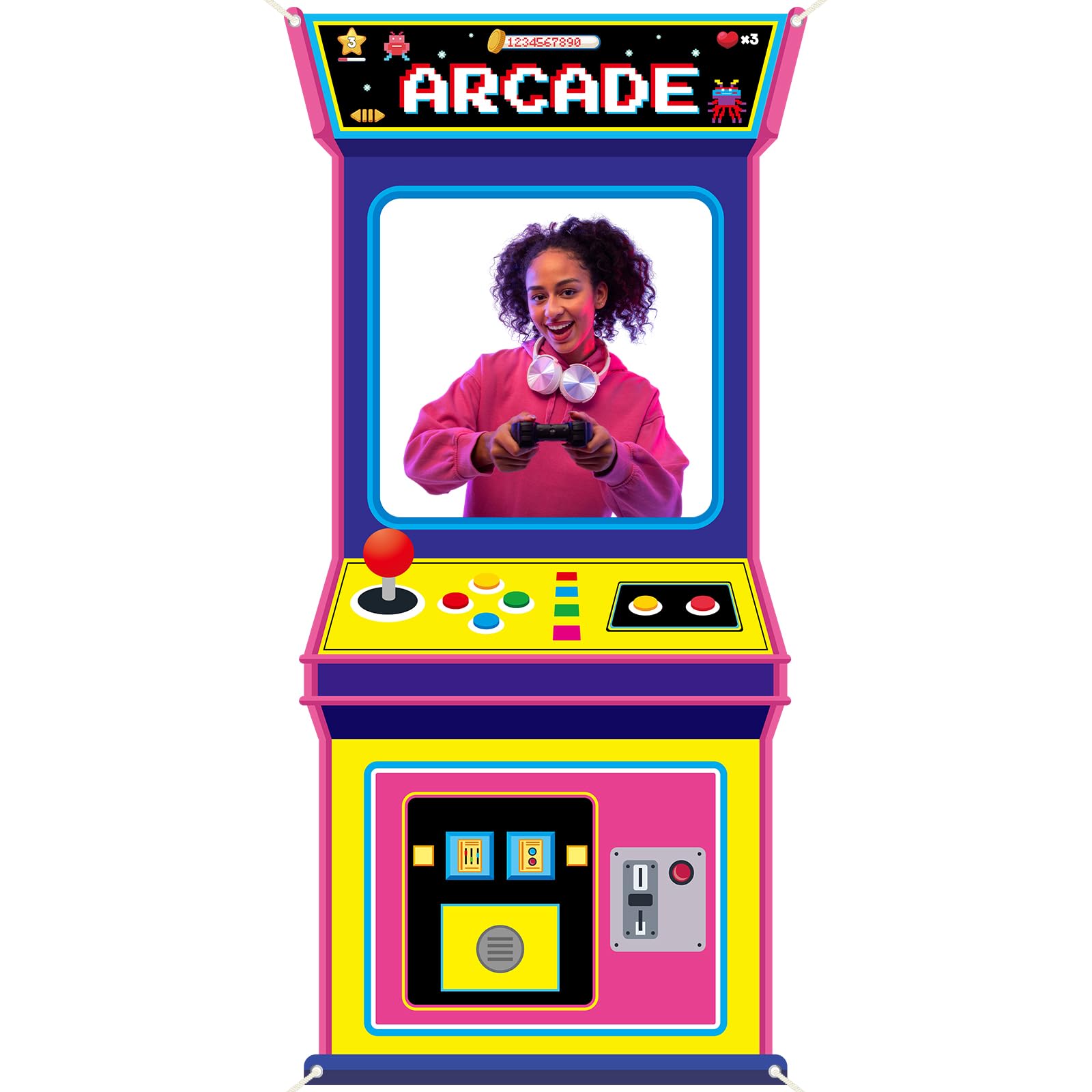 Retro videogame-stof arcade ga - Game Retro Gaming recensie en prijs