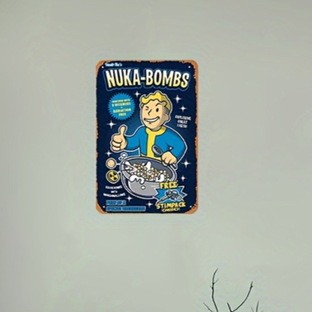 Vault-Tec Nuka-Bombs metalen w - Retro Gaming Vault recensie en prijs