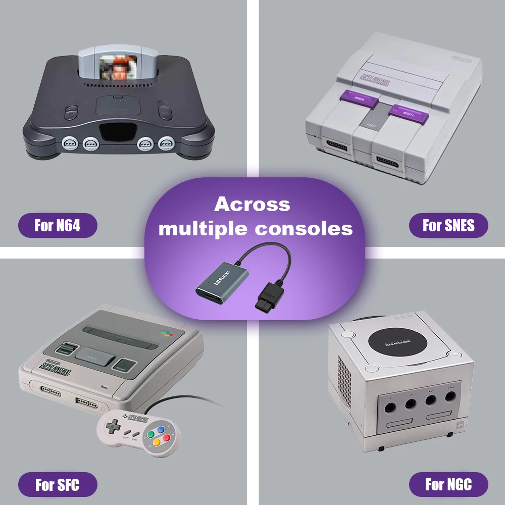 Bitfunx 720P Svideo/AV naar HD - Retro Gaming Best Console recensie en prijs