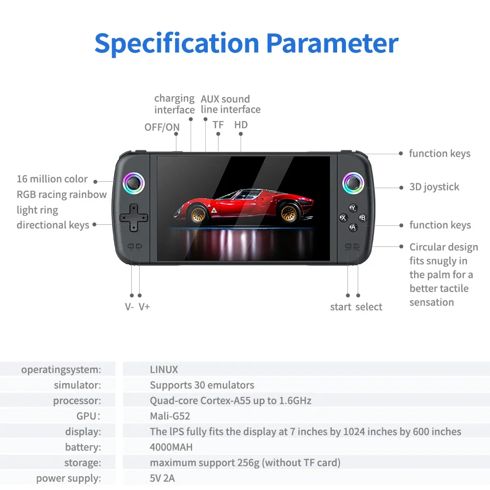 128G M27 Handheld Game Player  - Retro Gaming Play Zone recensie en prijs