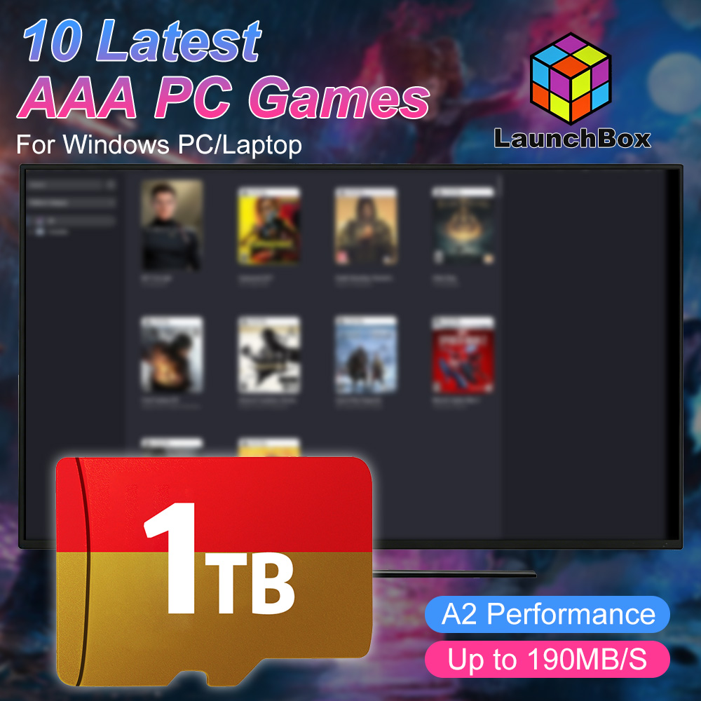 JMachen 1TB Game TF-kaart met  - Retro Gaming For Windows recensie en prijs