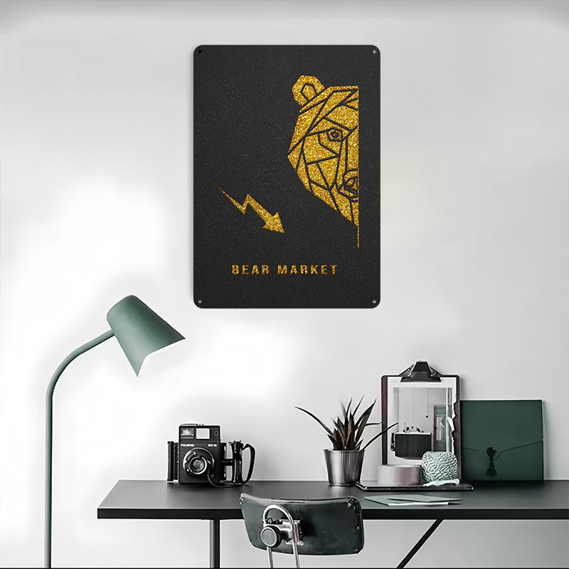 Gouden Beer Markt Metalen Post - Retro Gaming Market recensie en prijs