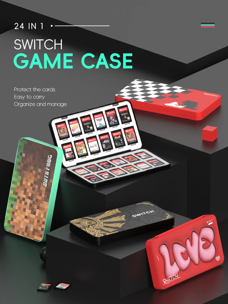 DATA FROG 24-in-1 Game Card Ho - Game Cartridge Case recensie en prijs