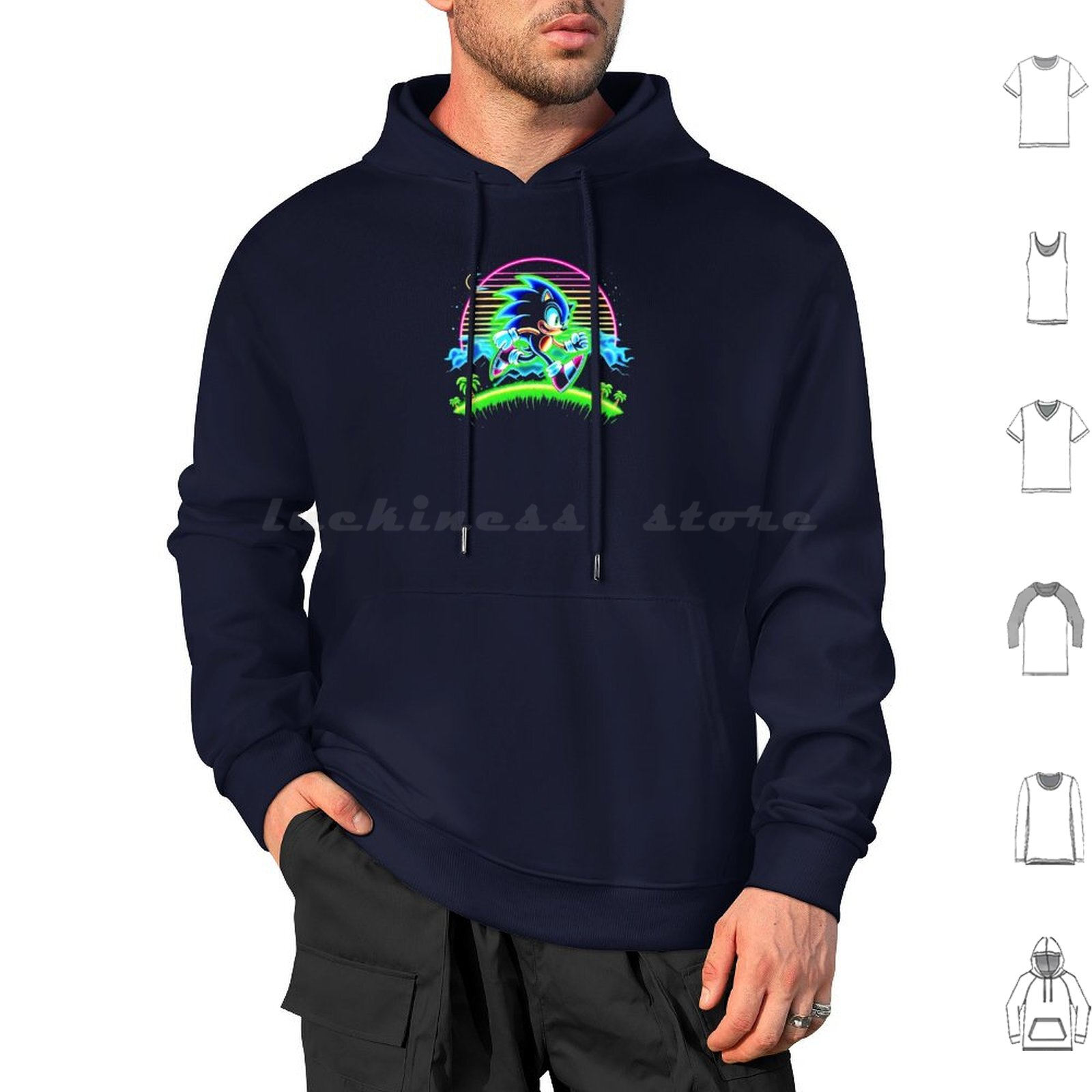 Neon Hoodies met lange mouwen  - Retro Gaming Icons recensie en prijs