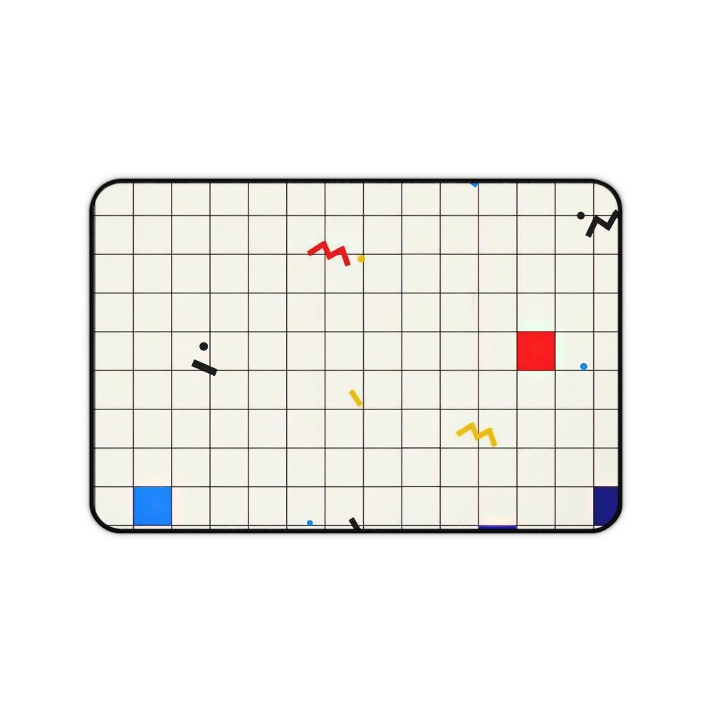 Retro Geometrische Grid Bureau - Retro Gaming Design recensie en prijs