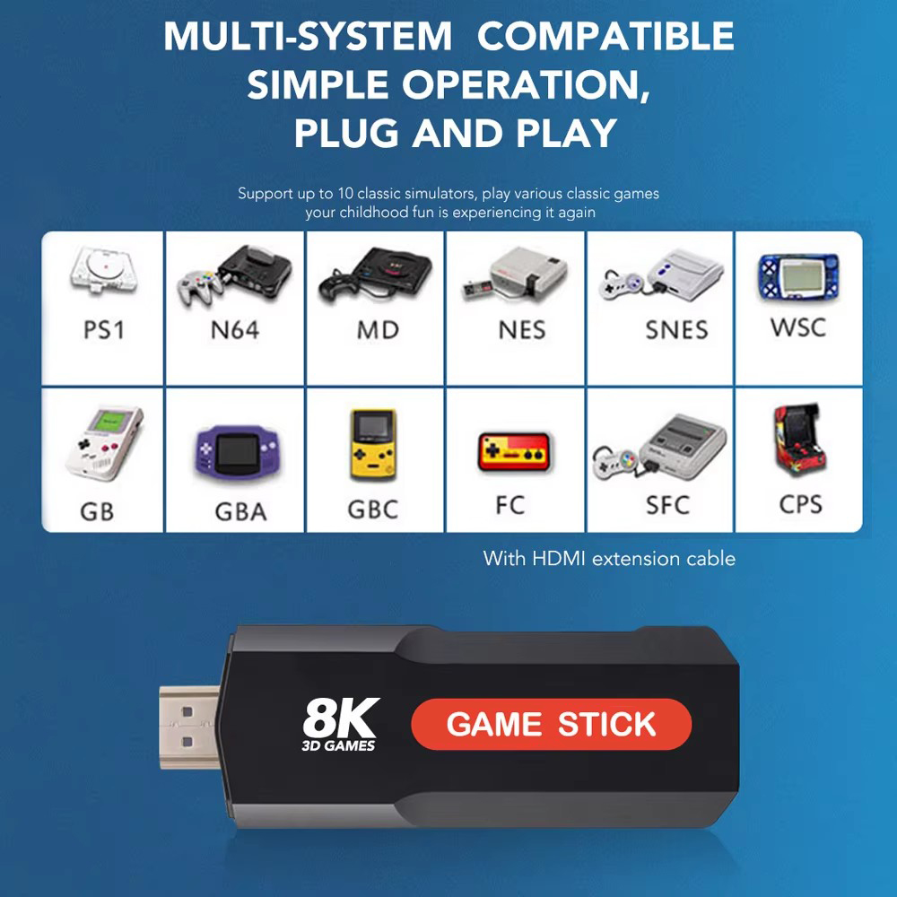 X2 Game Stick HD 4K 8K 3D Cons - Retro Gaming Best Console recensie en prijs